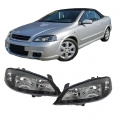 Μπροστινά Φανάρια Set Για Opel Astra G 97-04 Μαύρα H7/H7 Depo - Headlights - Xenon - Bulbs